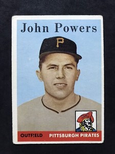 1958 Topps - #432 John Powers RC - Pittsburgh Pirates