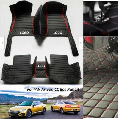 Car Floor Mats Fit Volkswagen Arteon CC Eos Rabbit 2006-2024 Auto Carpets Custom - Изображение 1 из 4