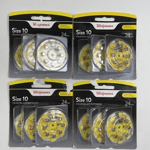 Walgreens Hearing Aid Batteries Size 10 4 x 24-Pack (92 count) 1.45 Volt - Picture 1 of 5