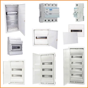 Hager Verteiler Sicherungskasten Unterverteilung Unterputz Aufputz Hohlraum Wahl - Bild 1 von 31