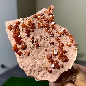 94 g natürliches schönes Vanadinit Aton Cluster Quarz Mineral Probe aus Marokko - Bild 1 von 21