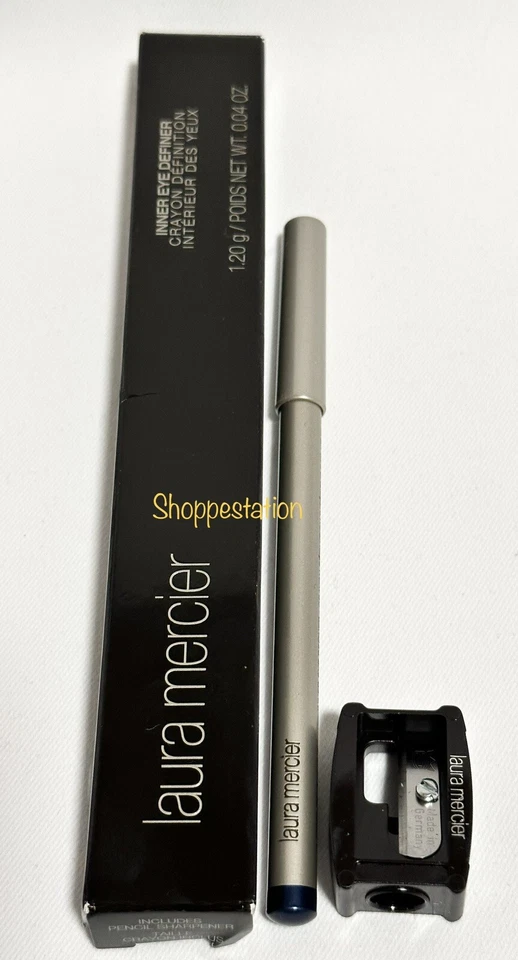 Laura Mercier Inner Eye Definer With Sharpener Black Navy
