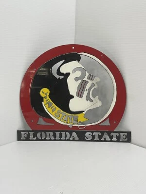 Florida State University FSU Seminoles Custom Metal Sign Wall Plaque 17x14 Heavy - Image 1 of 4