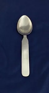 CUCHARA ALEMANA de acero de la Segunda Guerra Mundial (WSM 42 inoxidable), cubiertos VINTAGE, brillante, loteAb3 - Imagen 1 de 2
