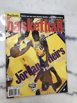 Beckett Basketball Card Monthly April 1999 Issue # 105 KOBE BRYANT TIM DUNCAN - Image 1 of 2