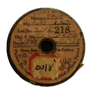 Alambre fino de tungsteno de colección General Electric de colección 0,0018"" diámetro 2093 metros - Imagen 1 de 1