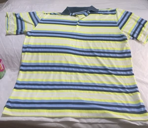 Nike Poloshirt Herren Large Golf Tour Performance Dri-Fit gestreift leicht  - Bild 1 von 8