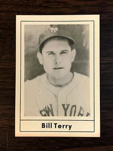 Grand Slam #26 1978 Bill Terry, Hof, NY Giants, MT E5105325 - Imagen 1 de 2