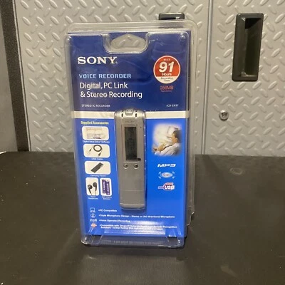 Sony Digital Voice Recorder 256 mb Flash + USB (ICD-SX57/C) - Image 1 of 4