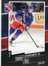2016/17 Kitchener Rangers - CONNOR HALL [South Carolina Stingrays] ECHL
