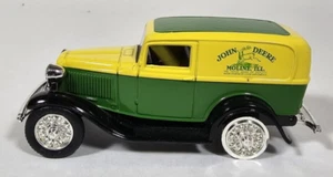 Camión de reparto Ertl John Deere Moline 1932 Ford panel caja ¡Falta neumático! - Imagen 1 de 9