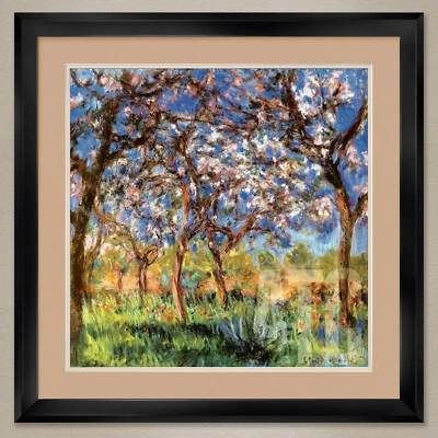 35W"x35H": PRIMAVERA EN ENTREGA por CLAUDE MONET - DOBLE MATE, CRISTAL y MARCO Foto 1 de 4