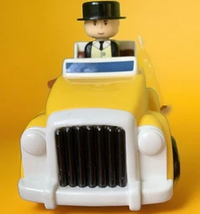 VTG Thomas Friends 1997 TOMY Sir Topham Hatt Push & Go Yellow Car Britt Allcroft - Picture 1 of 4