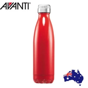 NEW AVANTI FLUID VACUUM 500ML STAINLESS STEEL WATER BOTTLE 500ML - RED - Picture 1 of 1