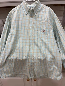 duck head classic oxford pastel plaid long sleeve xl - Picture 1 of 6