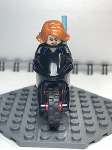 LEGO Marvel Black Widow w/Motorcycle Minifigure sh186 (76050) - New Condition - Picture 1 of 8