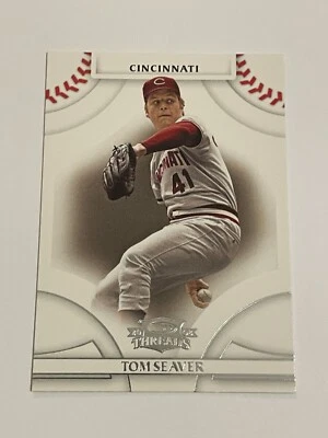 2008 Donruss Threads Baseball #19 - Tom Seaver - Cincinnati Reds - Image 1 of 2