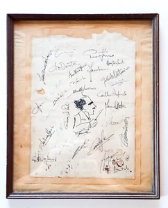 AUTOGRAFI ORCHESTRALI TOSCANINI - CON QUADRO (7018) - Picture 1 of 5