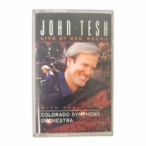 John Tesh Live At Red Rocks Cassette Tape 1995 GTS Records New Age Instrumental - Picture 1 of 3