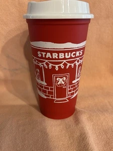 Starbucks Red Cup with White Lid 2025 New - Picture 1 of 4
