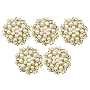  15 Pcs Schmuckknöpfe Perlknöpfe Perlenschmuck Anhängerherstellung - Bild 1 von 11