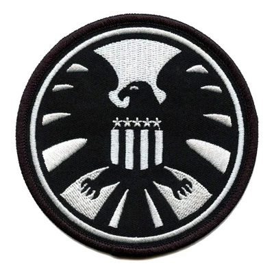 Marvel Comics Agents Of Shield Round Embroidered Iron On Patch - Image 1 of 3