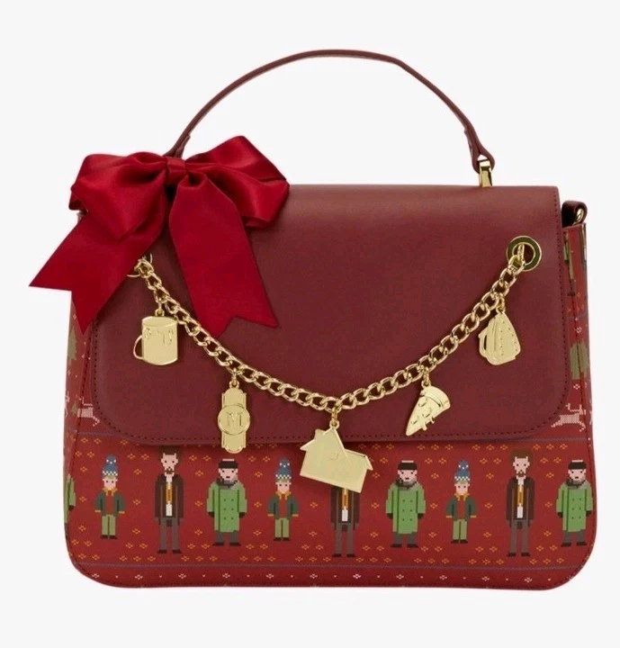 NWT Loungefly Home Alone Crossbody Holiday Crossbody Bag with Chain Charms Retro - Image 1 of 4