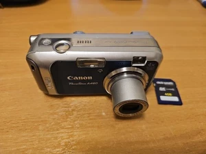 Canon Digital Camera PowerShot A460 5.0MP BLUE Tested - Picture 1 of 7