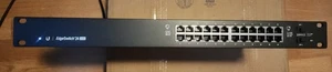 Ubiquiti ES-24-250W EdgeSwitch 24 Ethernet Port POE+ 250W with Power Cable - Afbeelding 1 van 5