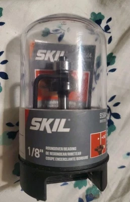 SKIL 1/8” Carbide-Tipped Roundover Router Bit #91504 NIP - Image 1 of 4