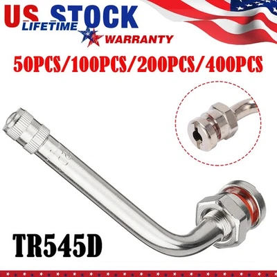 50PCS-400PCS TR545D Truck Tire Valve Stems for New 22.5 & 24.5 Alcoa Aluminum US - Image 1 of 4