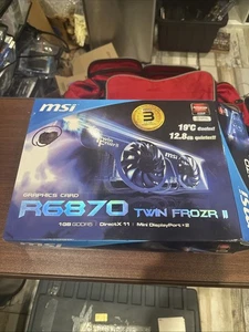 MSI R6870 Hawk Graphics Card 1GB GDDR5 Twin Frozr III PCI-E New Open Box - Picture 1 of 13