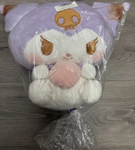 Sanrio Figuren Kuromi Marshmallow BIG Plüsch Puppe Furyu 33 cm Mashumarumu Japan - Bild 1 von 5