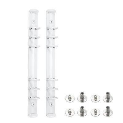 A5 Ring Binder Mechanisms, 2 Set 6-Hole Replacement Binder Planner, White - Image 1 of 4