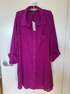 Taking Shape (TS) Long Sleeved Cotton top size 22 - Picture 1 of 3
