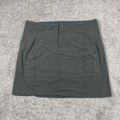 Columbia Skort Womens 14 Omni Shield Nylon Ripstop Utility Performance Gray - Image 1 of 4