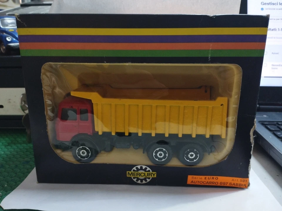 MERCURY 501 FIAT Autocarro 697 Sabbia Serie Euro Scala 1/43 - Immagine 1 di 1