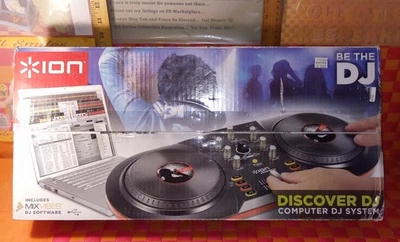 Discover DJ Computer DJ System, 21"L by 10"H by 3 1/2"W of box, NIB and sealed b - Image 1 of 4