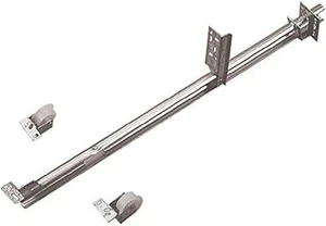 Knape & Vogt 1175P ZC 22 22-5/8" Zinc Single Track Drawer Pack of 1, Silver - Picture 1 of 3