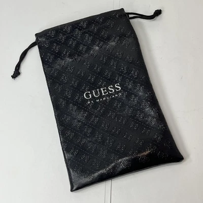 VTG GUESS By Marciano SunGlass, EyeGlass Black Soft Case “7 x 4.25 Embossed Logo - Image 1 of 4