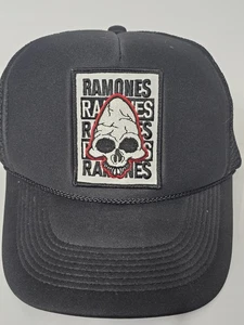 RAMONES Pinhead Patch on Black Snapback Baseball Cap Black - Picture 1 of 3