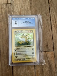 Raichu 014/102 Base Set Holo CGC9 - Picture 1 of 1
