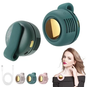 Mini Ventilatore Clip Appeso Vita Collo Ventilatore Ragazza Elettrico Raffreddamento Aria Ventilatore - Foto 1 di 19