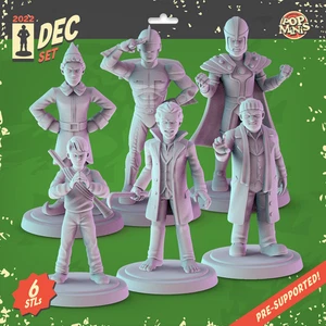 Christmas Movie Characters - POP MINIS 28mm 32mm Scale Miniatures - Bild 1 von 8