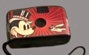 Disney Mickey Mouse Vintage analoge Kompaktkamera 35 mm mit Gurt * C05-s - Bild 1 von 3