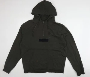GUESS Men's Black 2XL Pullover Hoodie with Logo - Picture 1 of 12