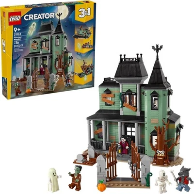 LEGO Creator 3 en 1 juguete de construcción de mansión embrujada para niños - edificio de Halloween... Foto 1 de 4