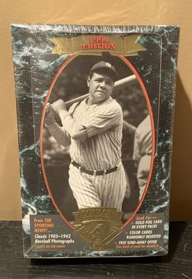 1994 Conlon Collection Historical Baseball Photography Cards Factory Sealed Box - Image 1 of 4