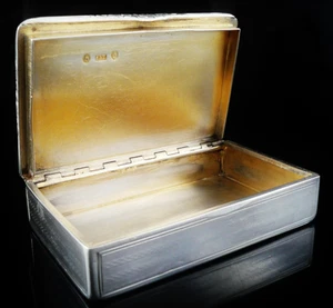 Scottish Sterling Silver Snuff Box, Masonic, Sutherland & Horne, Edinburgh 1883 - Picture 1 of 14