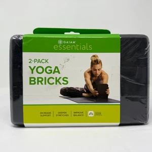Gaiam Essentials 2er Pack Yoga Steine erhöhen Unterstützung vertiefen Dehnungen Balance - Bild 1 von 6